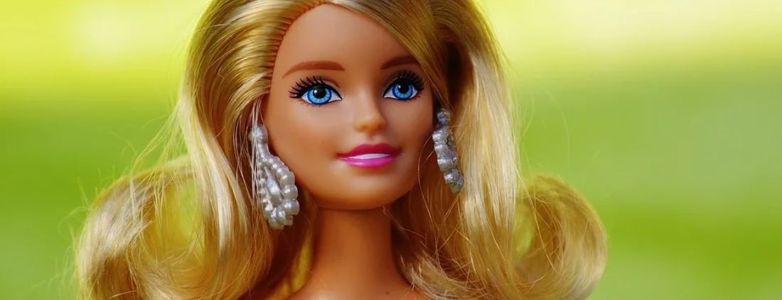 Headshot of a Barbie Doll