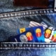 Back pocket full of credit cards